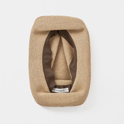 ＢＯＸＥＤ　ＨＡＴ　１１ｃｍブリム　グログランリボン